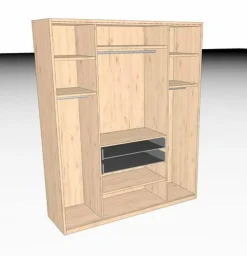 Kleiderschrank DeLuxe 203 x 247 cm