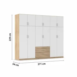 Kleiderschrank Hildesheim 271 x 229 cm