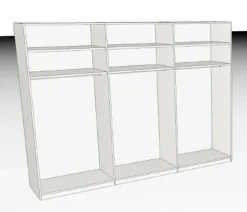 Kleiderschrank Joline 299 x 222 cm