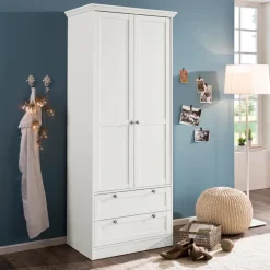 Kleiderschrank Landwood 80 x 200 cm