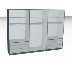Kleiderschrank Loft 300 x 216 cm