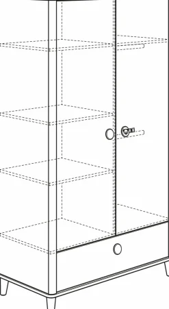 Kleiderschrank Lotte & Fynn 119 x 202 cm