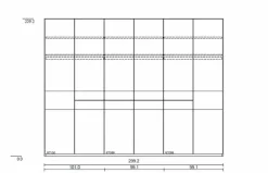 Kleiderschrank Madiva 300 x 230 cm