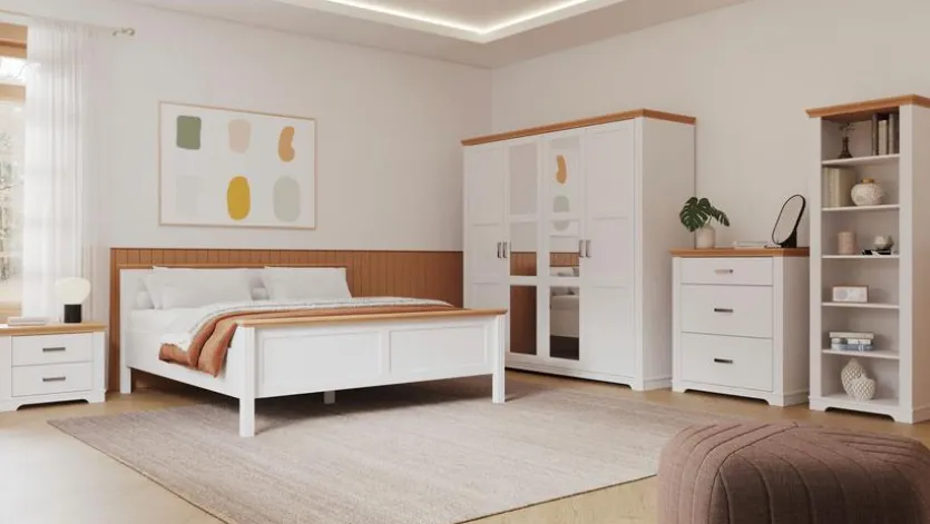 Kleiderschrank Maluno 216 x 208 cm