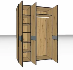 Kleiderschrank NXTstep 136 x 210 cm