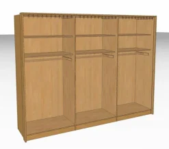 Kleiderschrank Onema 302 x 229 cm