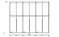 Kleiderschrank Senza Tempo 303 x 242 cm