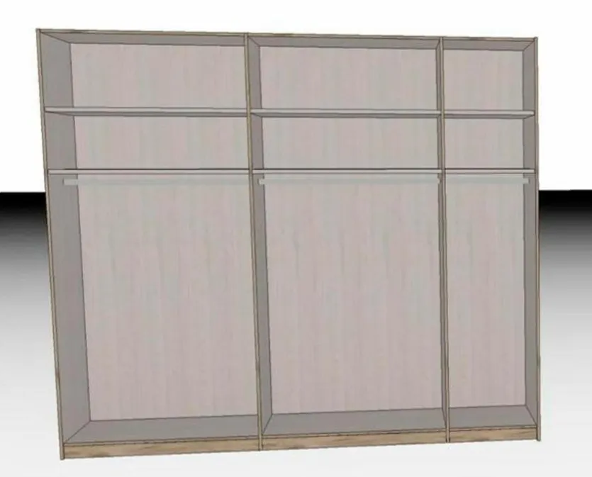 Kleiderschrank Treviso 250 x 217 cm