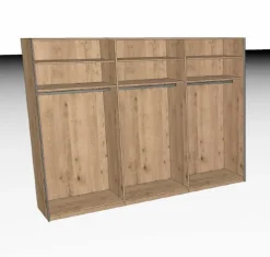 Kleiderschrank V-Alpin 302 x 226 cm