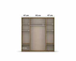 Kleiderschrank Voyager 187 x 194 cm