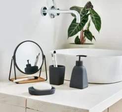 Kosmetikspiegel Ø 17,50 cm, Höhe 20,50 cm