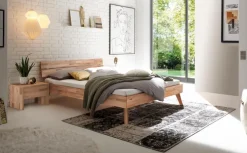 Massivholzbett Ortona 100 x 200 cm
