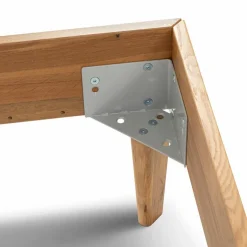 Massivholzbett Raffaele 140 x 200 cm