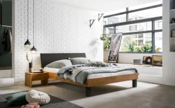 Massivholzbett Sondrio 140 x 200 cm