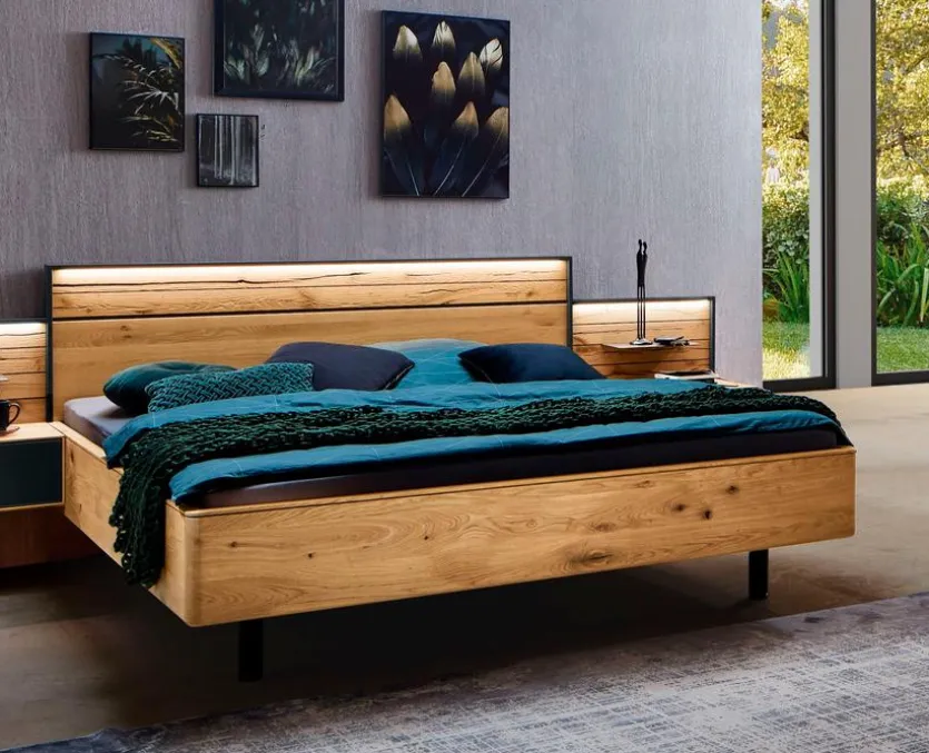 Massivholzbett WSM 4300 180 x 200 cm