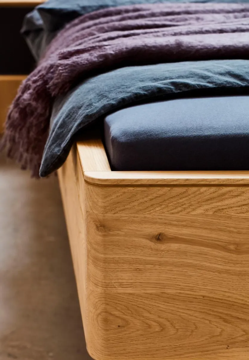 Massivholzbett WSM 4300 180 x 200 cm