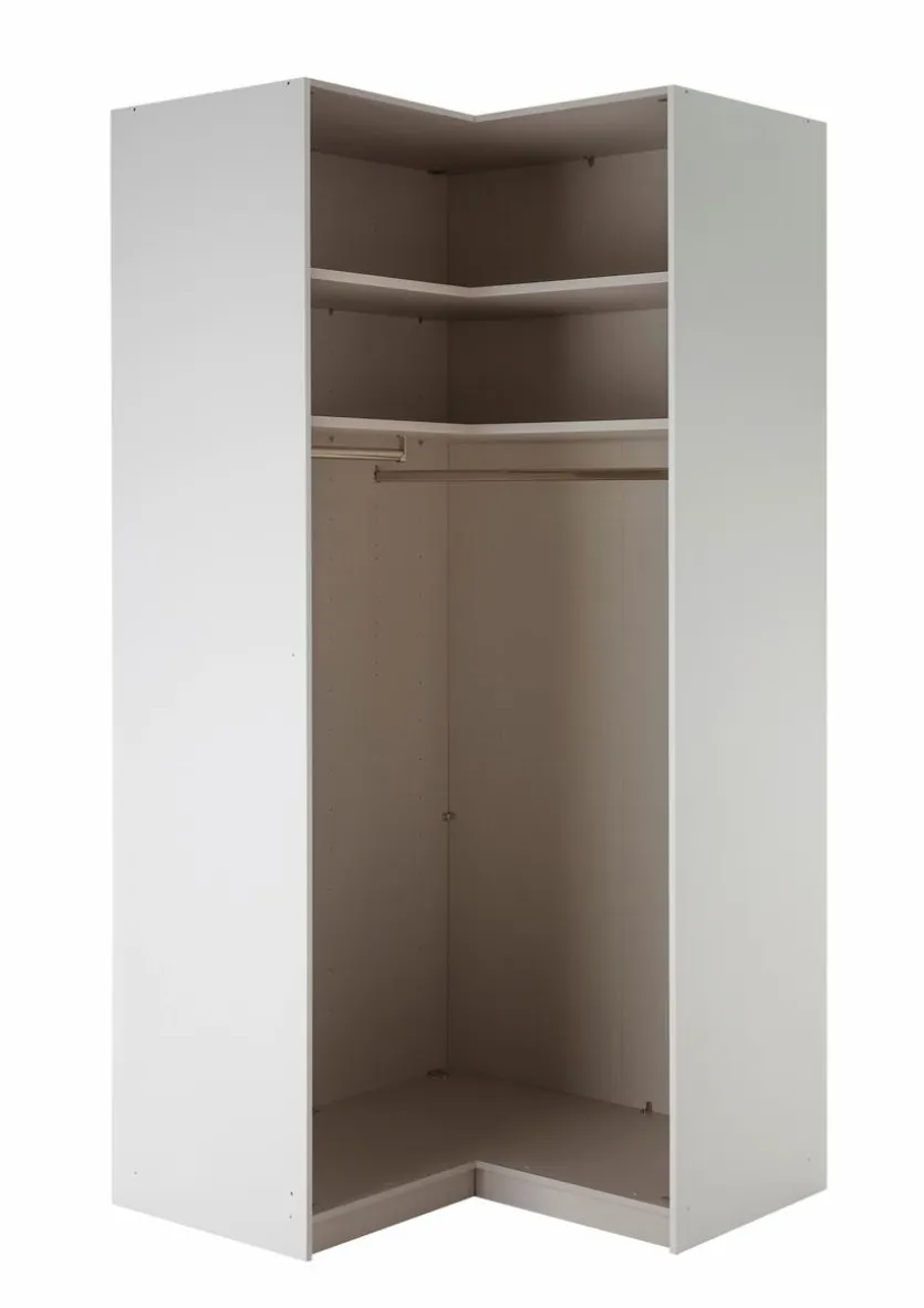 Offenes Schrank-Eckelement Aperto 240 x 56/56 cm