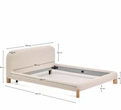 Polsterbett Odina 180 x 200 cm