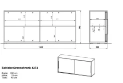Schiebetürenschrank Mailand