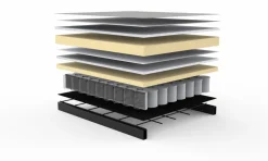 Schlafsofa mit Armlehnen Dublexo Styletto schwarz