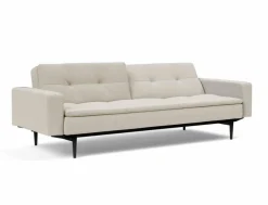Schlafsofa mit Armlehnen Dublexo Styletto schwarz