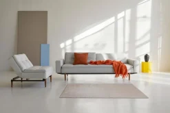 Schlafsofa mit Armlehnen Dublexo Styletto schwarz