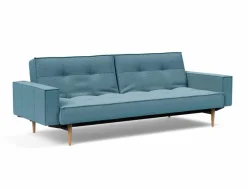 Schlafsofa mit Armlehnen Splitback Styletto hell