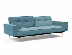Schlafsofa mit Armlehnen Splitback Styletto hell