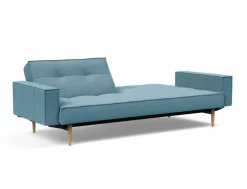 Schlafsofa mit Armlehnen Splitback Styletto hell