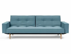 Schlafsofa mit Armlehnen Splitback Styletto hell