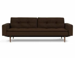 Schlafsofa mit Armlehnen Dublexo Styletto dunkel