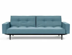 Schlafsofa mit Armlehnen Splitback Styletto schwarz