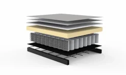 Schlafsofa Splitback Styletto hell