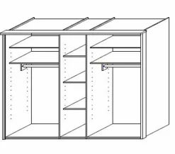 Schlafzimmer-Set Cembra 4tlg.
