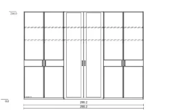 Schlafzimmer-Set Lausanne 4tlg.