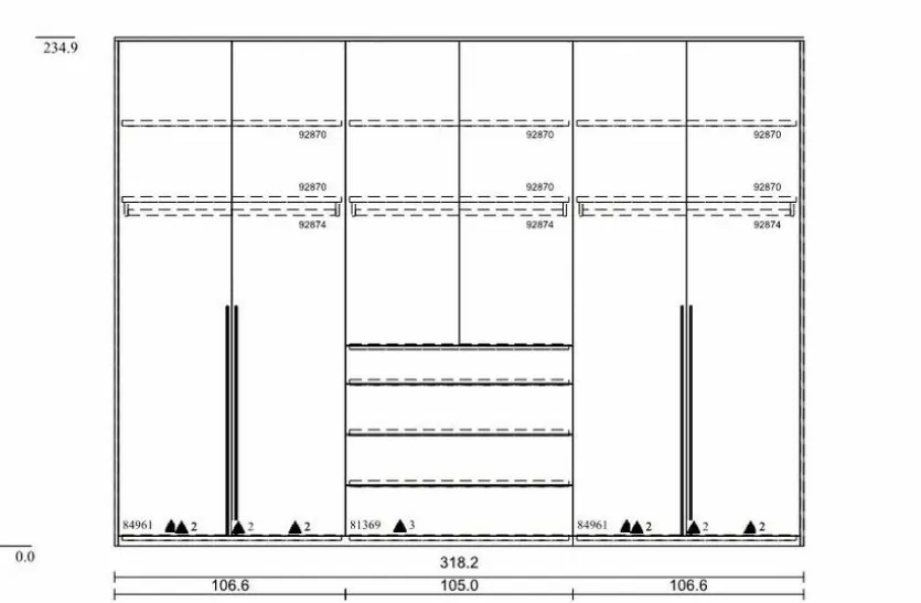 Schlafzimmer-Set Modus-S 4tlg.