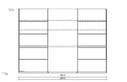 Schlafzimmer-Set Sorrent 4tlg.