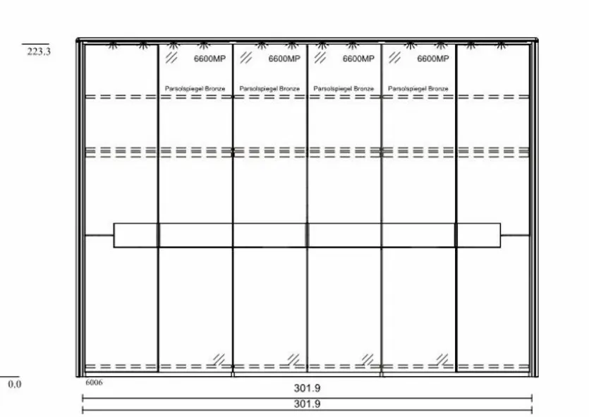 Schlafzimmer-Set WSM 2800 4tlg.