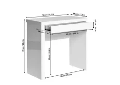 Schreibtisch CU-LIBRE 80