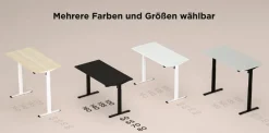 Schreibtisch elektrisch eComo 140 x 70 cm