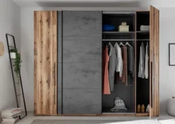 Schwebe-/Drehtürenschrank Sarnia 312 x 225 cm