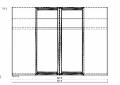 Schwebetürenschrank Dubai 330 x 236 cm