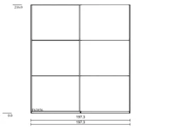 Schwebetürenschrank Level 36 200 x 216 cm