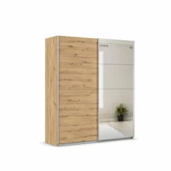 Schwebetürenschrank Quadra 181 x 210 cm