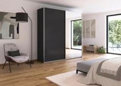 Schwebetürenschrank Quadra 225 x 229 cm