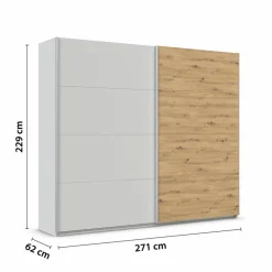 Schwebetürenschrank Quadra 271 x 229 cm