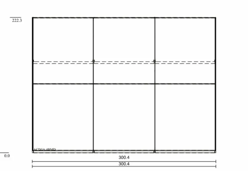 Schwebetürenschrank Scale 301 x 223 cm