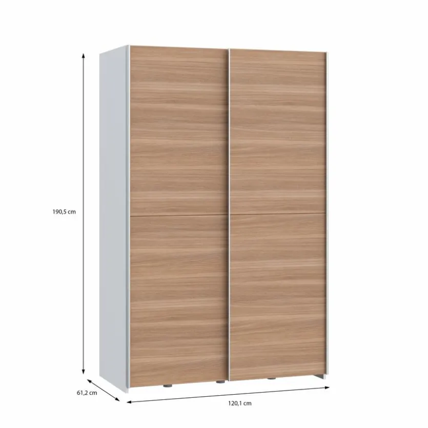 Schwebetürenschrank Stolat 120 x 190 cm