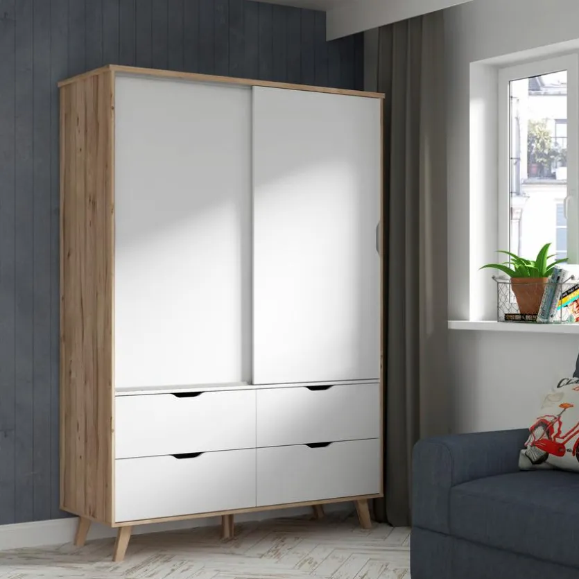 Schwebetürenschrank Vankka 139 x 202 cm