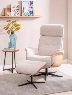 Sessel mit Hocker Corte